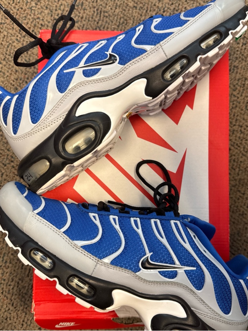 Nike Air Max Plus TN Blue and Gray Air Max Inspired Sneakers